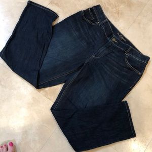 Chicos Platinum straight leg jeans, size 2.5